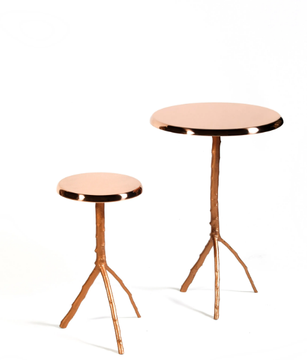 EMBRACE - Round metal coffee table for living room by Ginger & Jagger - view 3